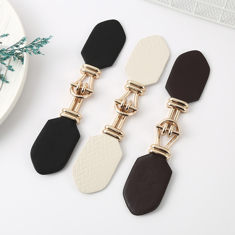 Pu Leather Alloy Metal Buckle for Coats, Trench Coats, and Bags, Adjustable Leather Strap Buckle, Wholesale Metal Bag Buckle