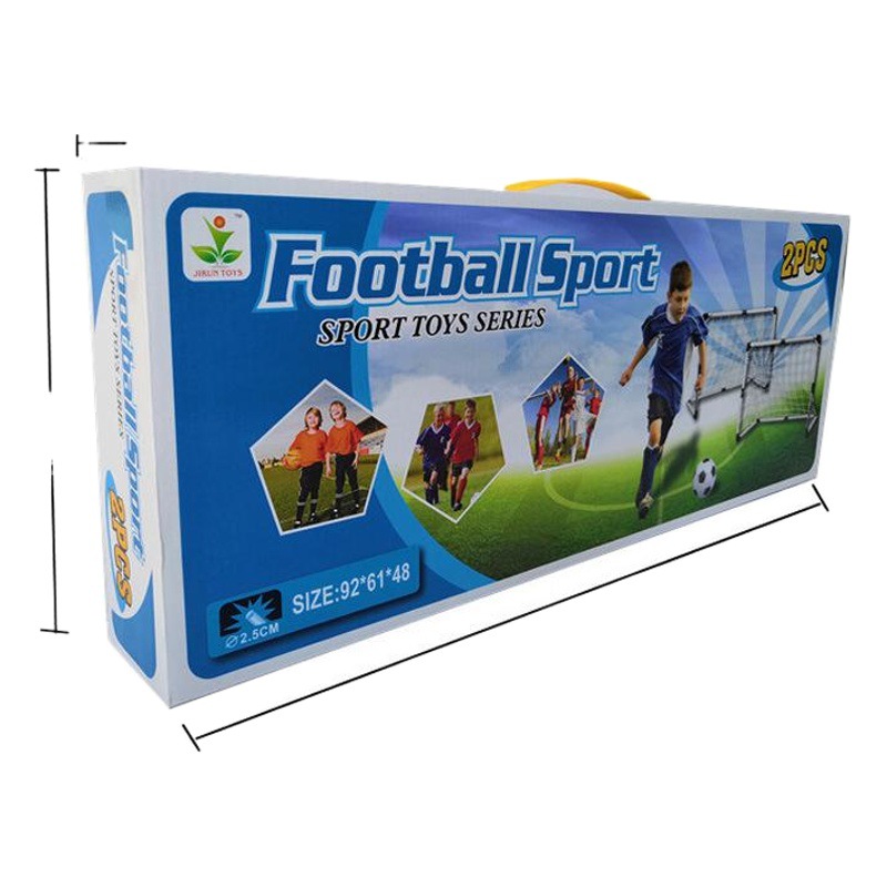 Cross-Border Children's Plastic Football Goal Indoor and Outdoor Sports Toy Large Two-In-One Simple Portable Football Goal