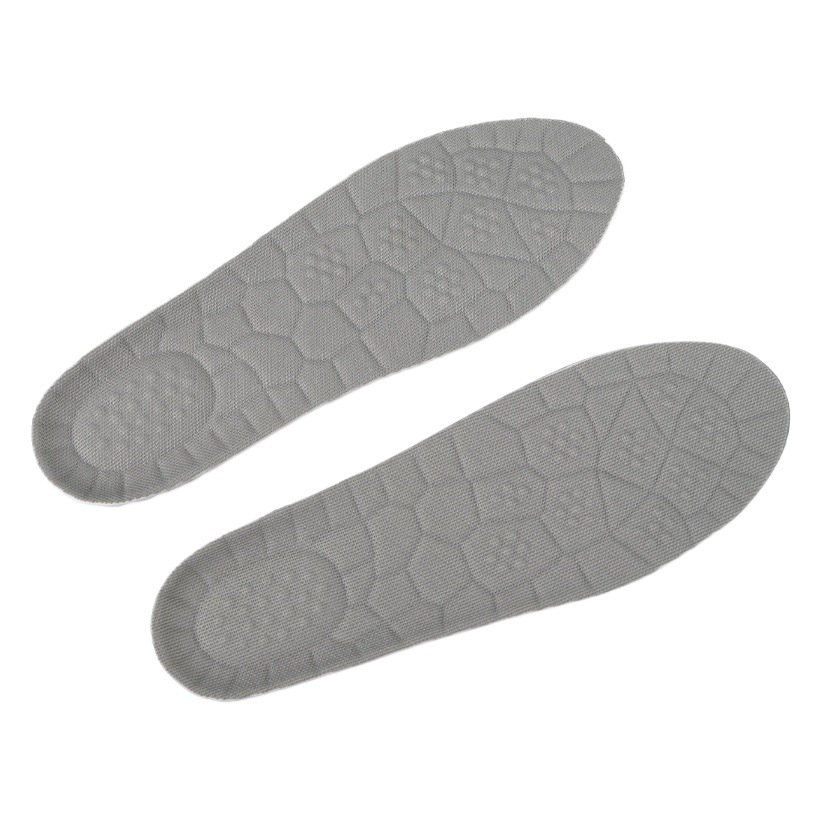 New Popcorn Air Cushion Sports Insoles, Breathable, Sweat-Absorbent, High-Elastic Cushioning, Thickeneded and Soft Running Military Training for Men and Women