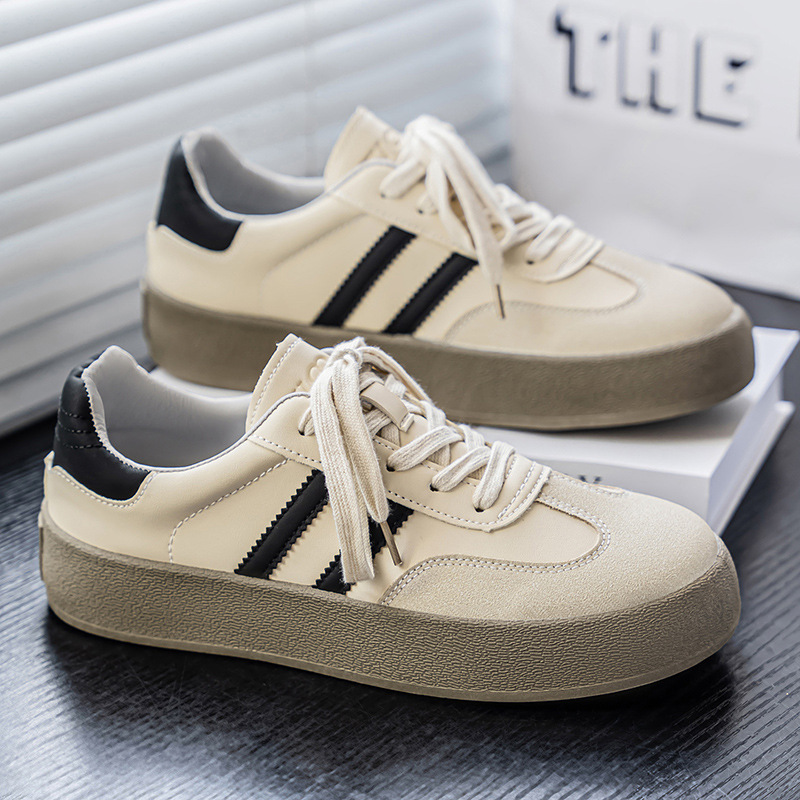 German training shoes men's shoes 2025 new summer niche design sense Hong Kong style fashion retro low-top casual board shoes men's model