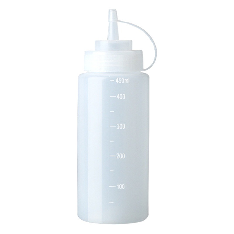 Wholesale Squeeze Sauce Bottle Plastic Seasoning Bottle Squeeze Sauce Bottle Cream Bottle Sauce Bottle Pointed Mouth Bottle Salad Bottle
