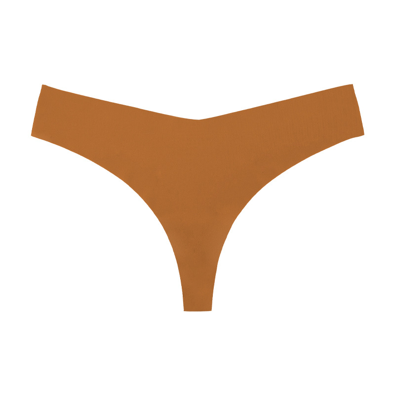Picture of European and American Cross-border Pregnant Women's plus size Traceless Women's Underwear Class A Ice Silk Breathable Sports Low Waist Naked Briefs for Women