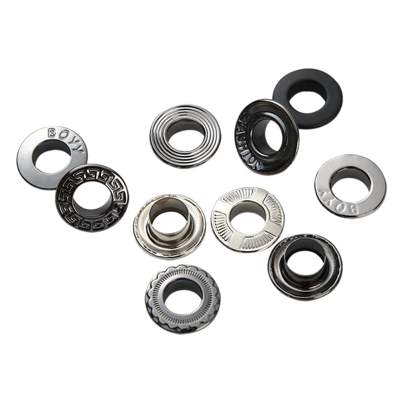 Picture of Anti-rust Round Copper Air-eye Hollow Metal Eyelet Clothing Eyelet Button Shoe Eyelet Bag Hangtag Eyelet Button