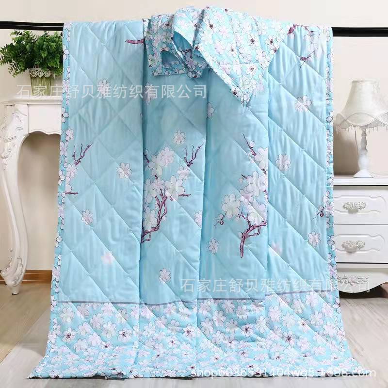Picture of New Summer Cool Quilt Air-Conditioned Quilt Single and Double Thin Quilt Company Welfare Gift Quilt Spring & Fall Quilt Core Machine Washable