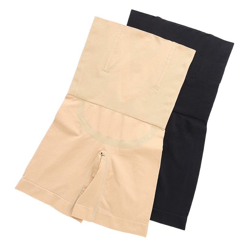 Traceless High Waist Abdominal Tinker Underwear Abdominal Hip Lifting Body Postpartum Body Shaping Pants Women's Plus Size Flat Angle Slimming Pants