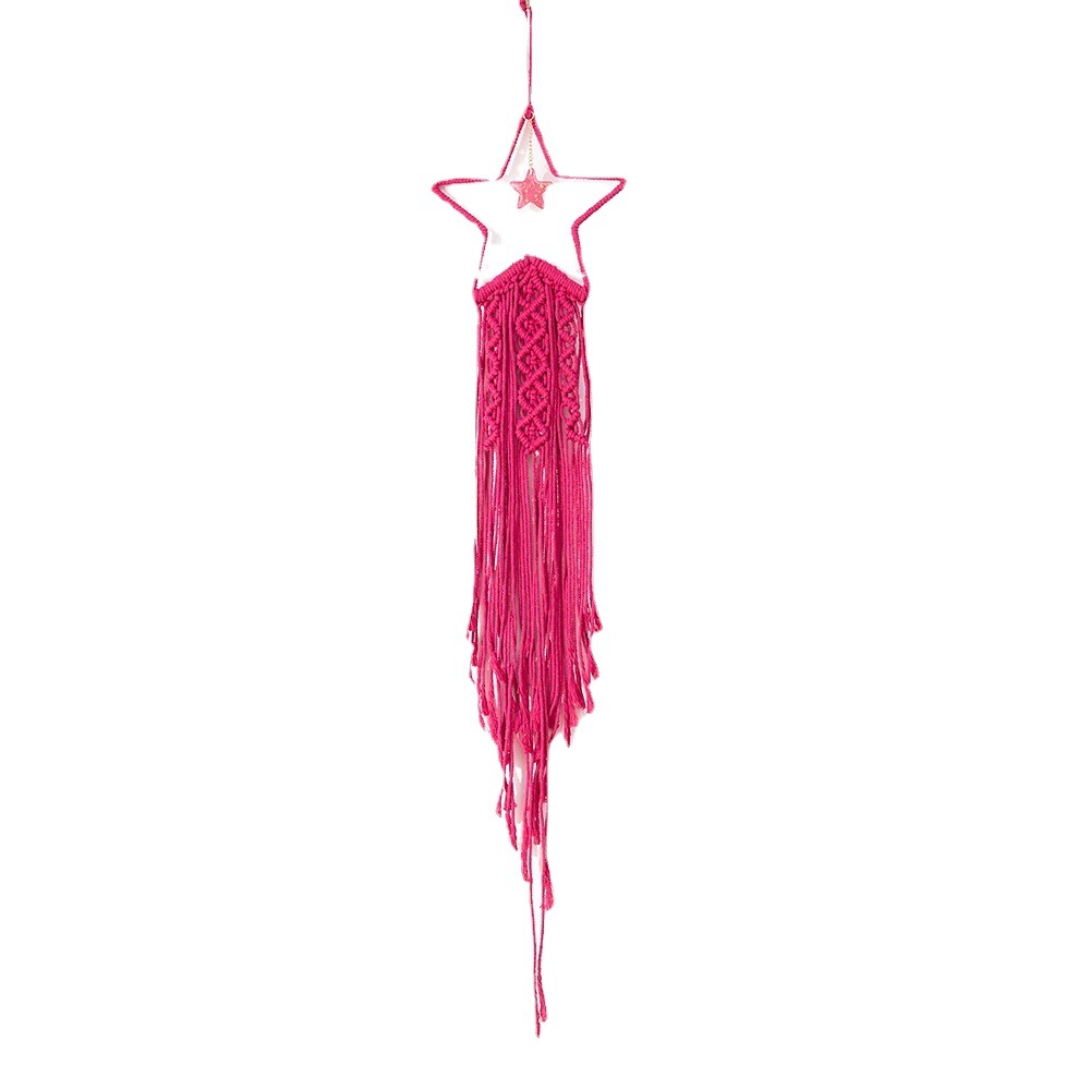 Picture of Cross-Border Hot Selling Moon Dream Catcher Hand-Woven Cotton Rope Tapestry Bohemian Style Wall Hangings