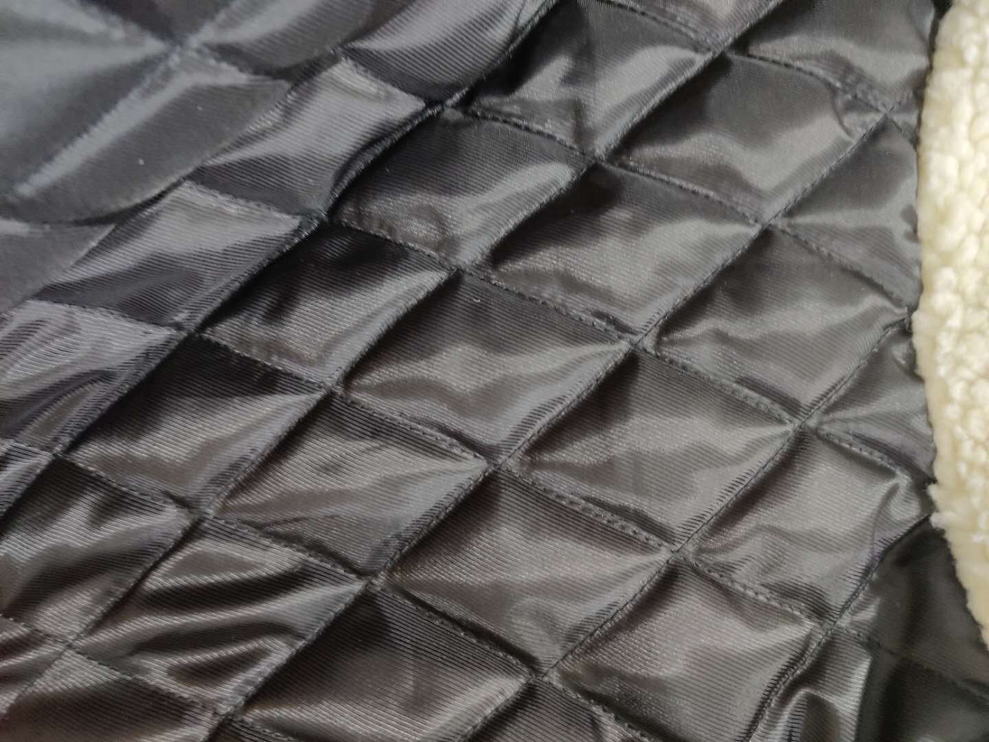 Shumei silk 800# washed cotton 2*3 diamond-shaped Plaid quilted cotton lining fabric high quality warm fabric clothing embroidery
