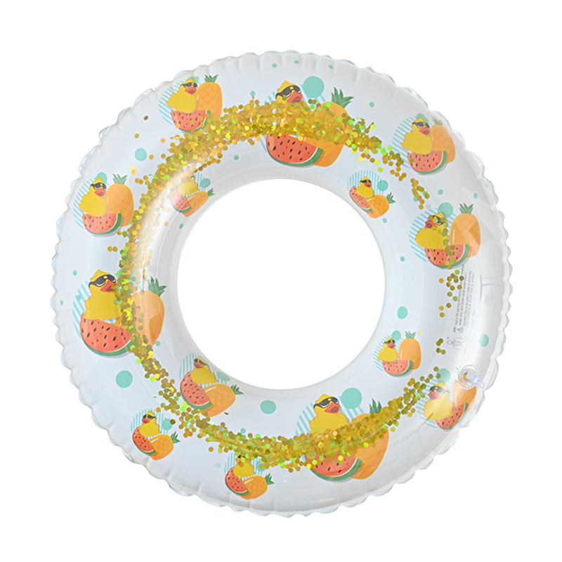 Picture of Factory wholesale children's swimming ring crystal inflatable lifebuoy thickened single-layer double airbag underarm adult swimming ring