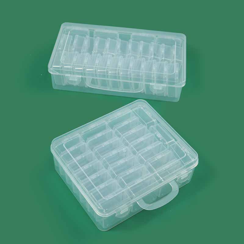 Transparent Pp Plastic Organizer Digital Component Storage Box Small Hardware Spare Parts Organizer Box Terminal Packaging Box