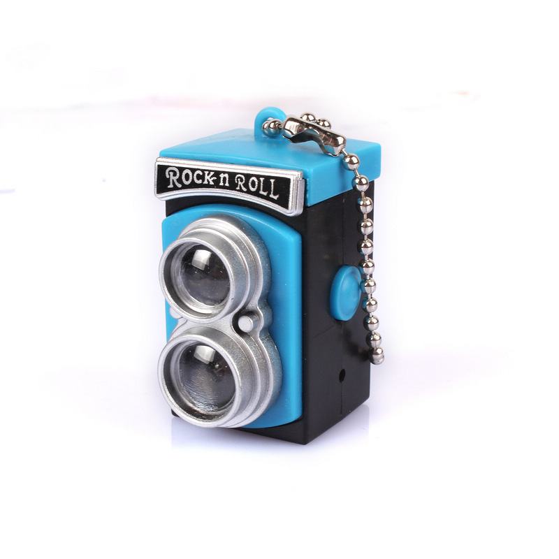 Picture of Sounding LED Retro LOMO Camera Pendant LED Luminous Keychain Activity Gift Car Pendant