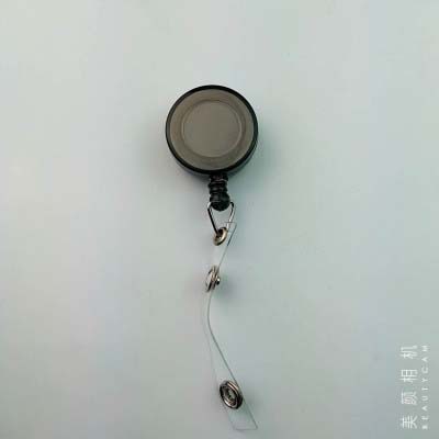 Picture of Easy pull buckle retractable buckle key chain tag hanging rope easy pull ID buckle anti-lost device round badge ID buckle household