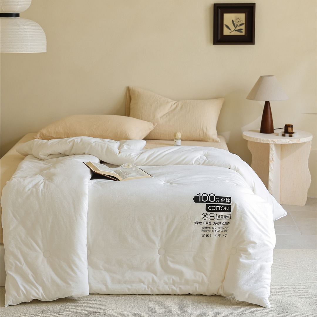 Class A hundred cotton YI bacteria soybean quilt 30% summer quilt fluffy close-fitting breathable warm spring and autumn quilt winter quilt