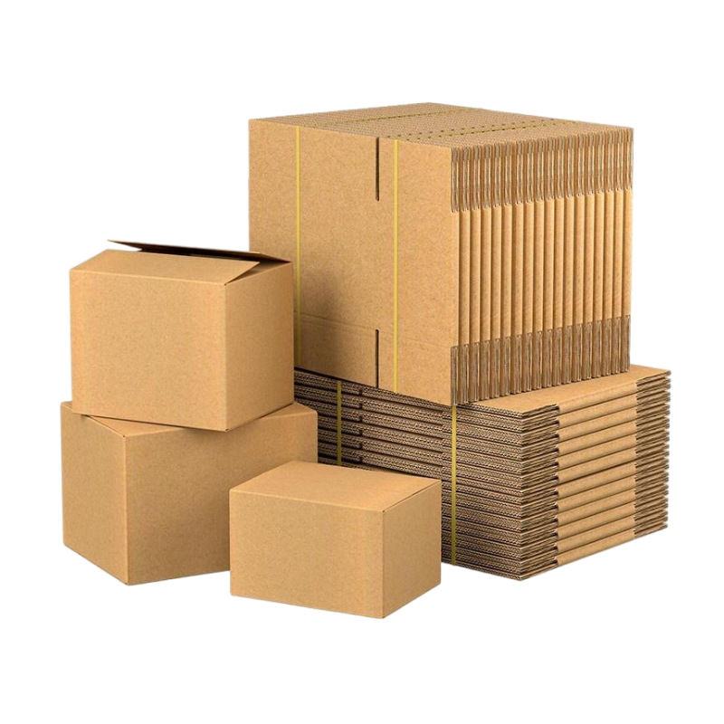 Wholesale Custom Logo Printed Corrugated Packaging Recyclable Boxes Cardboard Paper Express Boxes Shipping High Quality Pressure-Resistant