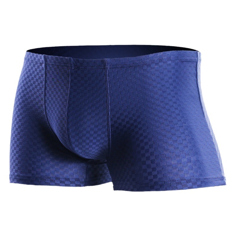 Summer light breathable mesh ice silk men's underwear men's boxer shorts summer mesh boxer shorts men's shorts