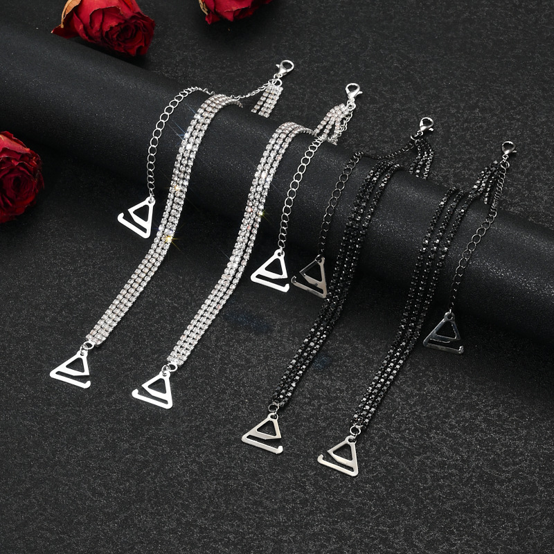South Korea bride clothing accessories three rows of rhinestone underwear adjustment bra invisible shoulder strap shoulder bra strap wholesale