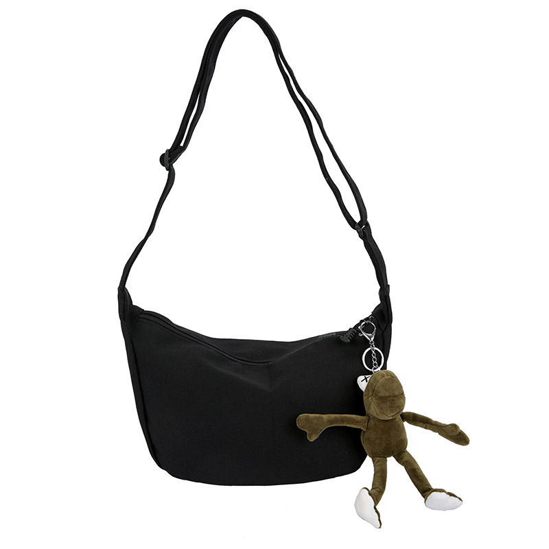 Picture of Dumpling messenger bag 2024 new cross-body all-match shoulder bag ins student Korean Japanese style large capacity canvas bag