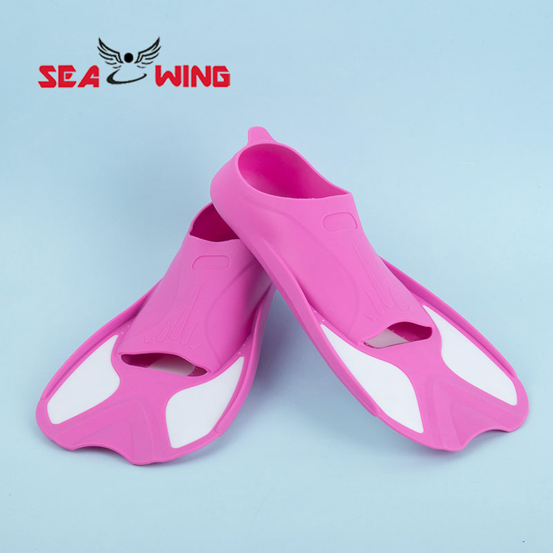 Picture of Cross-border swimming training flippers snorkeling adult children diving frog shoes short mermaid flippers free diving wholesale