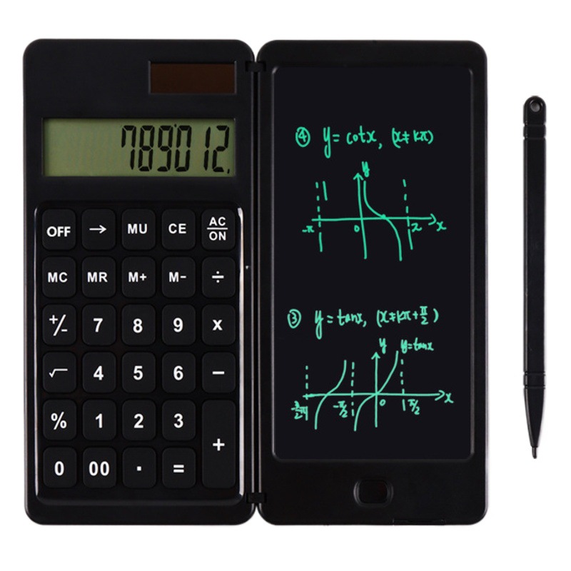 Calculator Handwriting Pad Learning Office Business Gift Foldable Portable Memo Writing Pad Calculator Gift