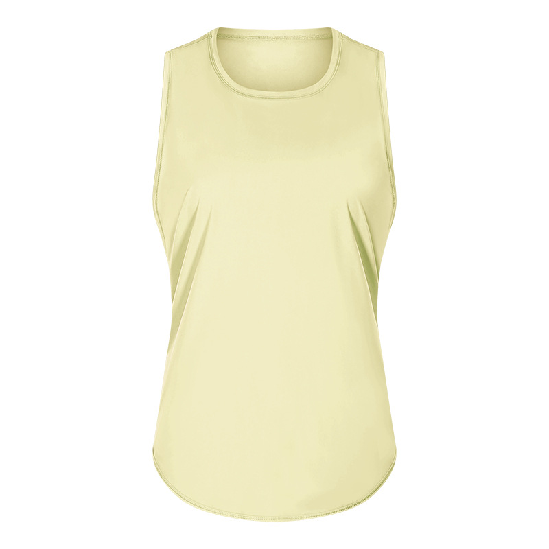 Picture of New Quick-drying Vest Women's Fitness Yoga Sleeveless Blouse Running Breathable Loose Sports T-Shirt Summer S2023