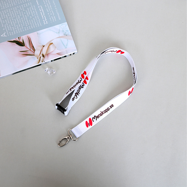 Picture of Polyester thermal transfer LOGO lanyard badge lanyard employee brand lanyard exhibition activity document card rope