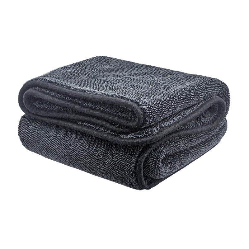 Picture of Thickened single-layer braid towel wholesale car wash towel fine fiber absorbent water collection braid towel cloth