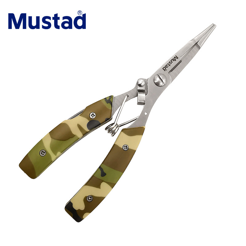 Musida multifunctional Luya tongs MT023C stainless steel corrosion-resistant shear PE line fishing gear hook pliers fishing tools