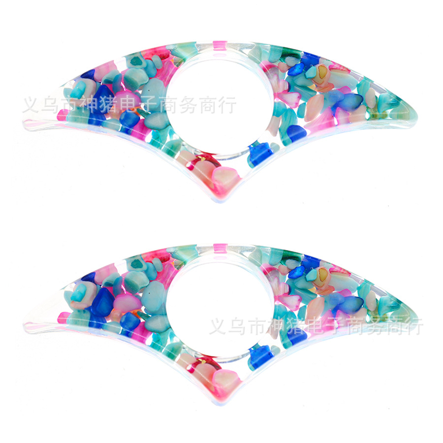 2023 new book support ring Bookmark Book stand mixed color stone acrylic reading artifact student Press book