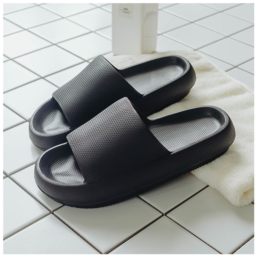 Picture of Four-Season Slippers for Women, Summer Indoor Home Eva Anti-Odor Thick-Soled Slippers with a Stepping-On-Clouds Feel, Suitable for Bathing and Outdoor Use, Non-Slip