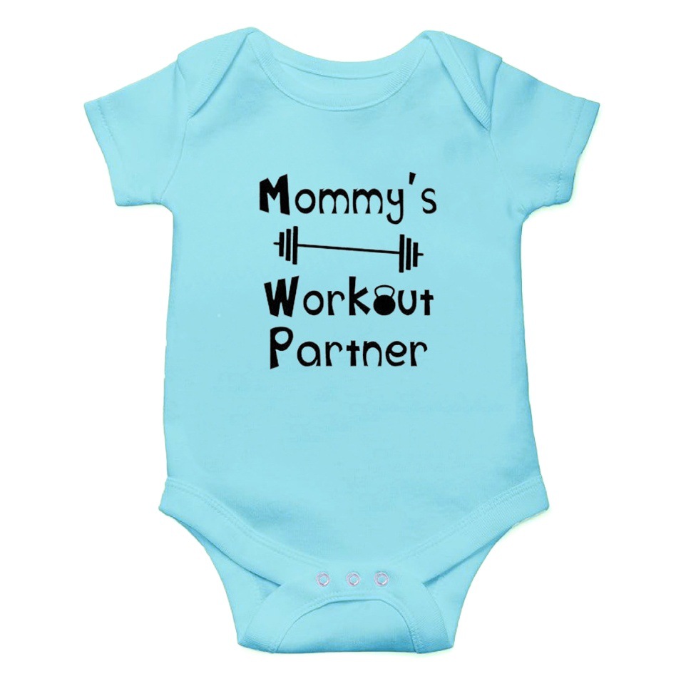 Amazon cross-border hot sublimation DIY printed summer thin men's blue baby short sleeve romper one-piece