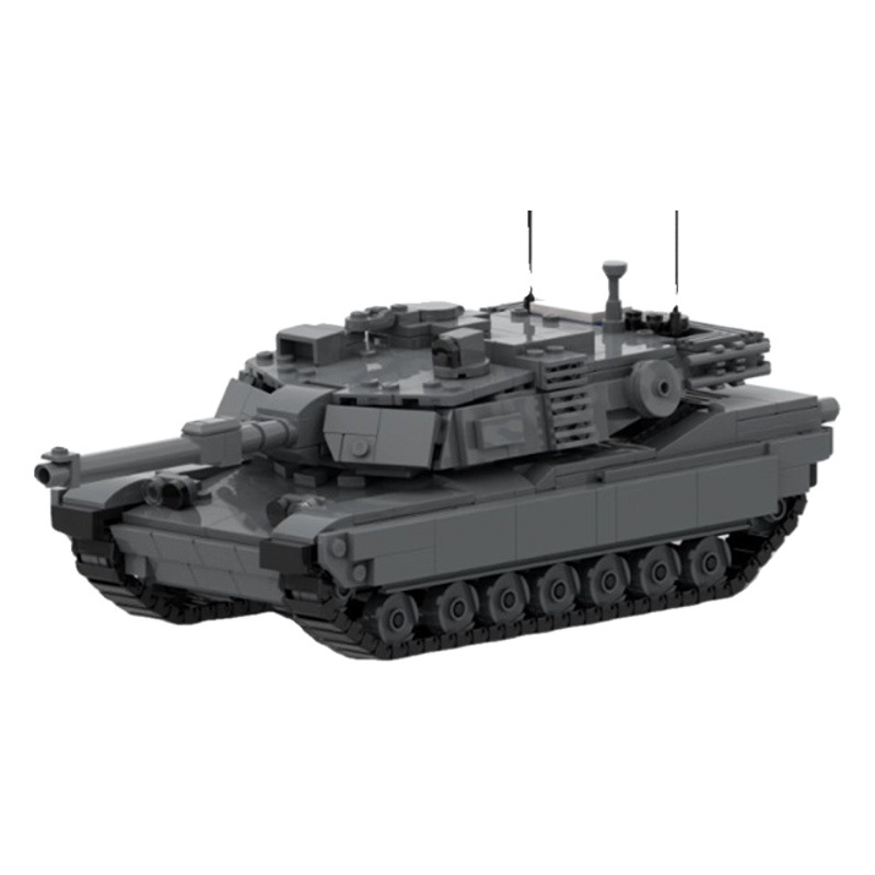 MOC-154682 compatible with Lego M1A2 heavy tank model small particles assembled puzzle building blocks toy boy