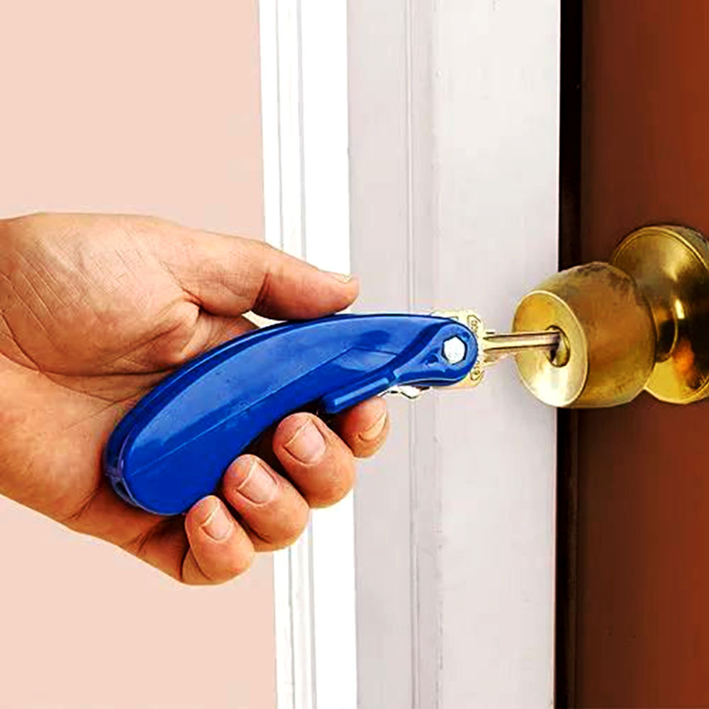 Picture of Key booster for the elderly unlocking auxiliary handle multi-function key storage key chain for the disabled