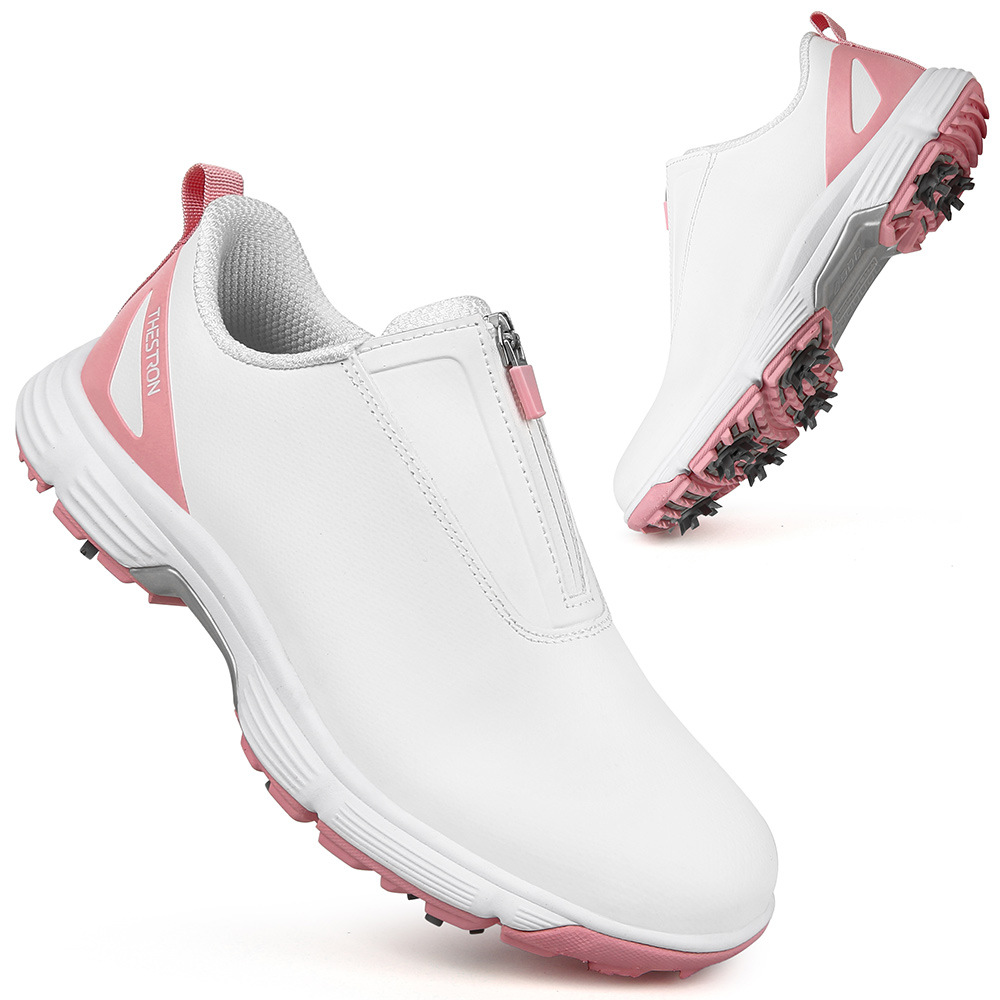 Le Chuang THESTRON Women's Golf Shoes Professional Waterproof Non-slip Comfortable Golf Sports Training Shoes Large