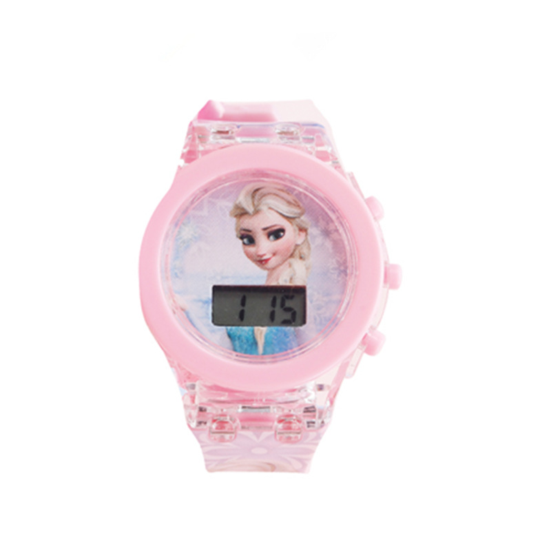 Picture of Foreign trade cross-border children's cartoon watch girl boy cute with light baby toy watch electronic watch wholesale
