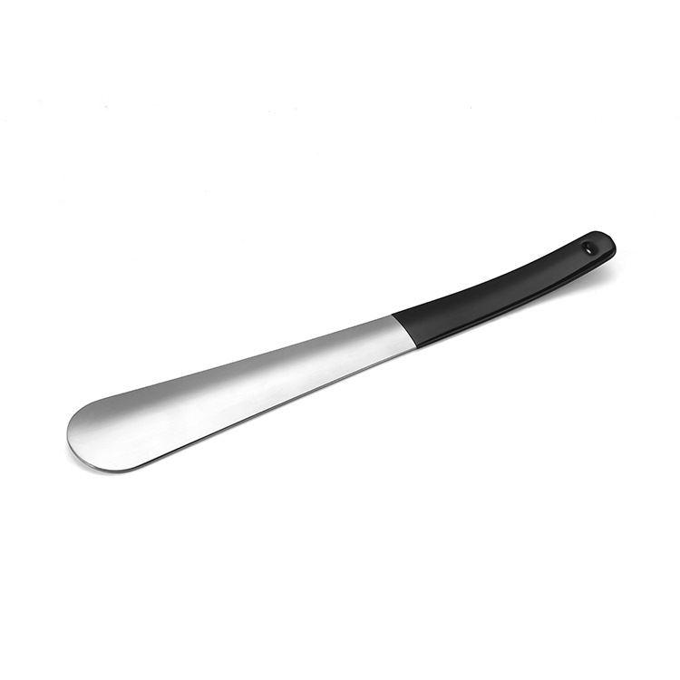 Picture of Directly Supplied by the Manufacturer, Metal Stainless Steel Shoehorn, Thickened Shoehorn, Extended Shoe Lifter, Shoe Wearing Tool, 30cm Long, Extra-Long