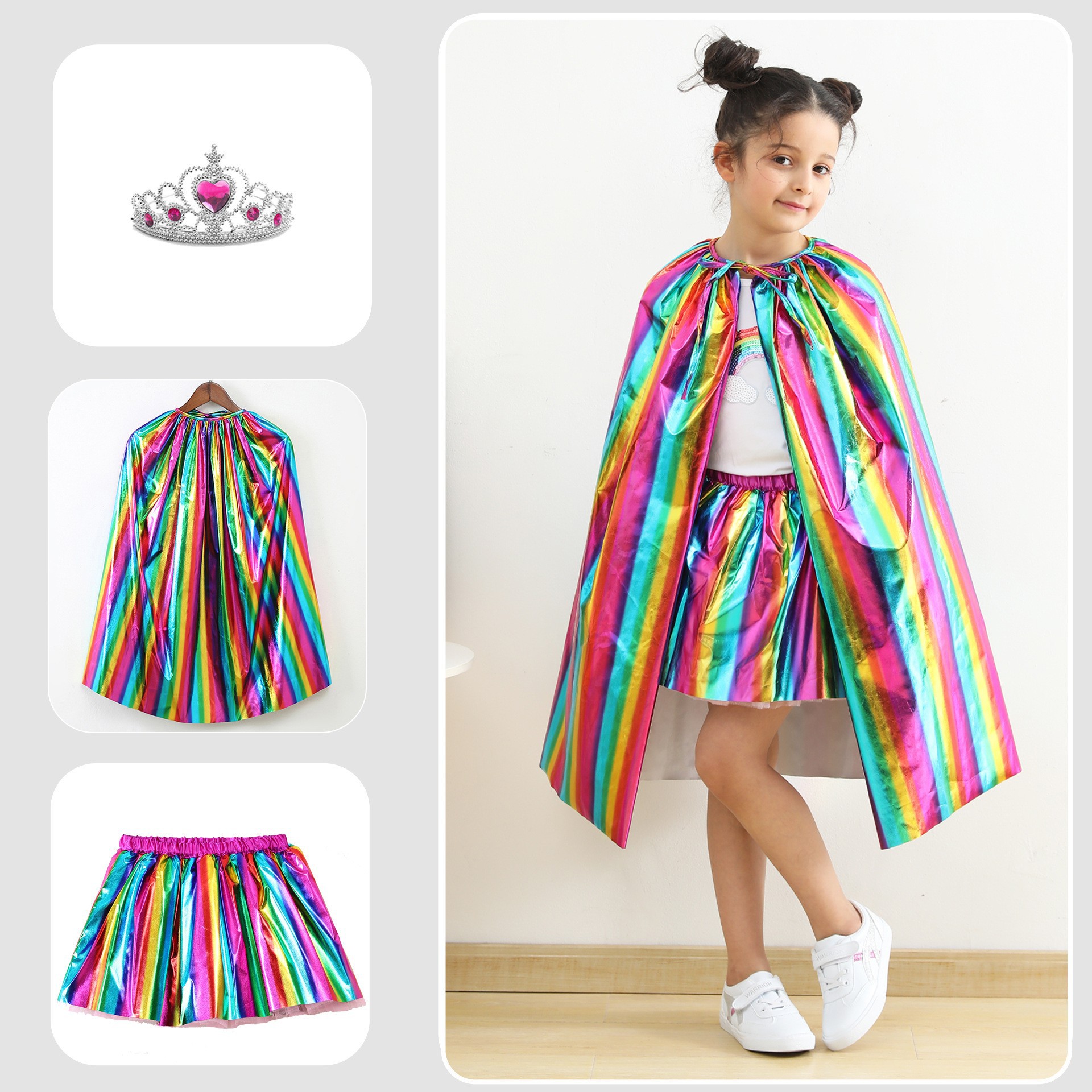 2025 June 1 Children's Day Performance Skirt suit Kindergarten Performance Costume Props Color Children Wholesale