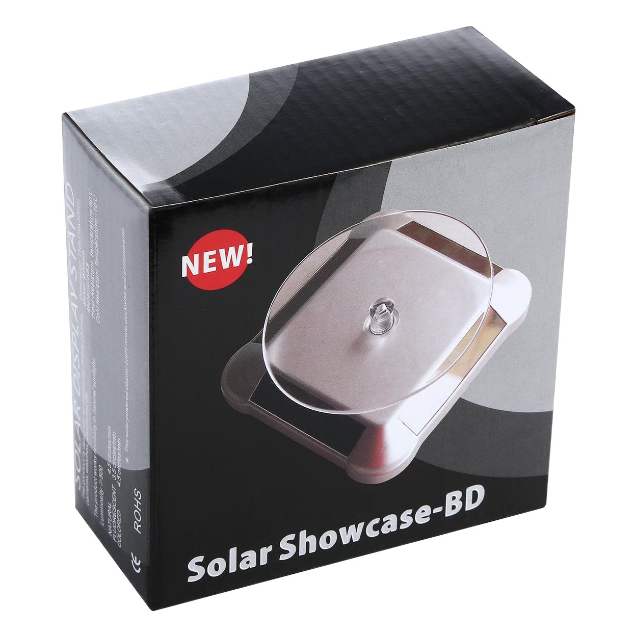 Solar Dual-Use Rotating Display Stand Turntable Watch Cosmetics Figure Jewelry Display Stand