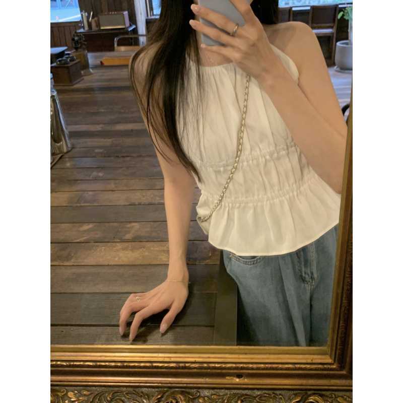 Chic Korean-style Neck Niche Design Vest