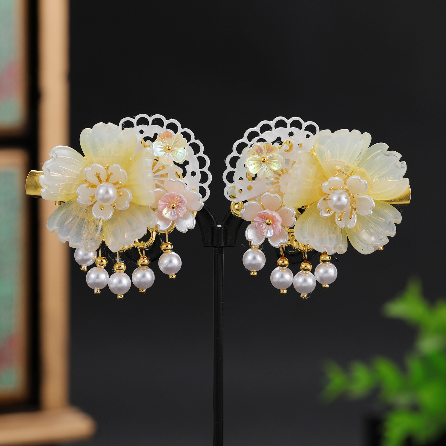 Picture of Children's Hanfu Headwear Girls' Hairpin Chinese Style Baby's Antique Tassel Step-by-Step Hairpin Little Girl's Antique Hair Accessories