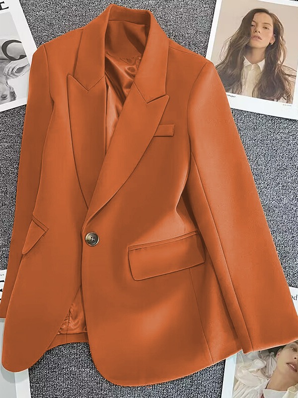 Picture of Long-Sleeved Suit Jacket for Women 2025 Autum New Korean Style Casual Texture Spring Goddess Style Street Suit