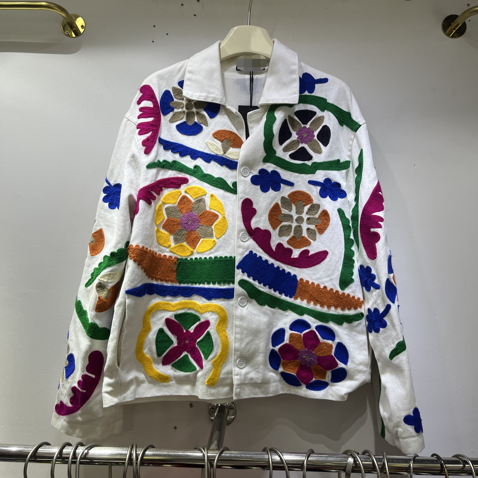 Picture of European Fashion Brand 2024 Autumn New Fashion Heavy Industry Embroidered Fashion Coat Women's Loose All-match Casual Jacket Top