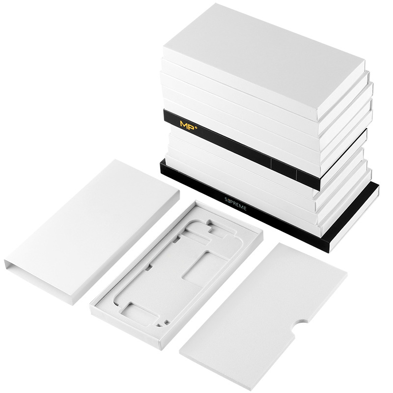 Drawer-Type Protective Box Suitable for Apple Lcd Mobile Phone Lcd Screen Assembly Anti-Collision and Anti-Fall Packaging White Box
