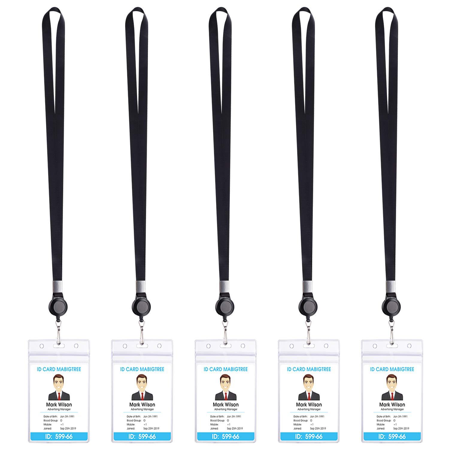 Amazon Amazon Cross-Border E-Commerce Best-Selling Waterproof Id Card Holder Lanyard Round Easy-Pull Buckle Easy-Pull