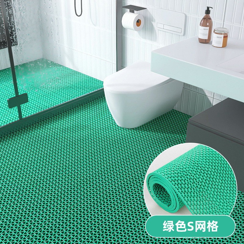 Picture of Hollow PVC Plastic Carpet Bathroom Toilet Swimming Pool Kitchen Dirty Resistant Foot Mat Household Waterproof Non-Slip Floor Mat