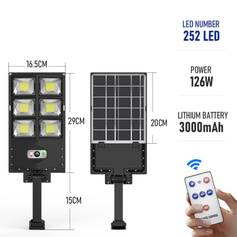 Picture of Cross-Border Solar Street Light, Outdoor Integrated Human Body Sensor Garden Light, Led Strong Light Lighting, Rural Wall Light