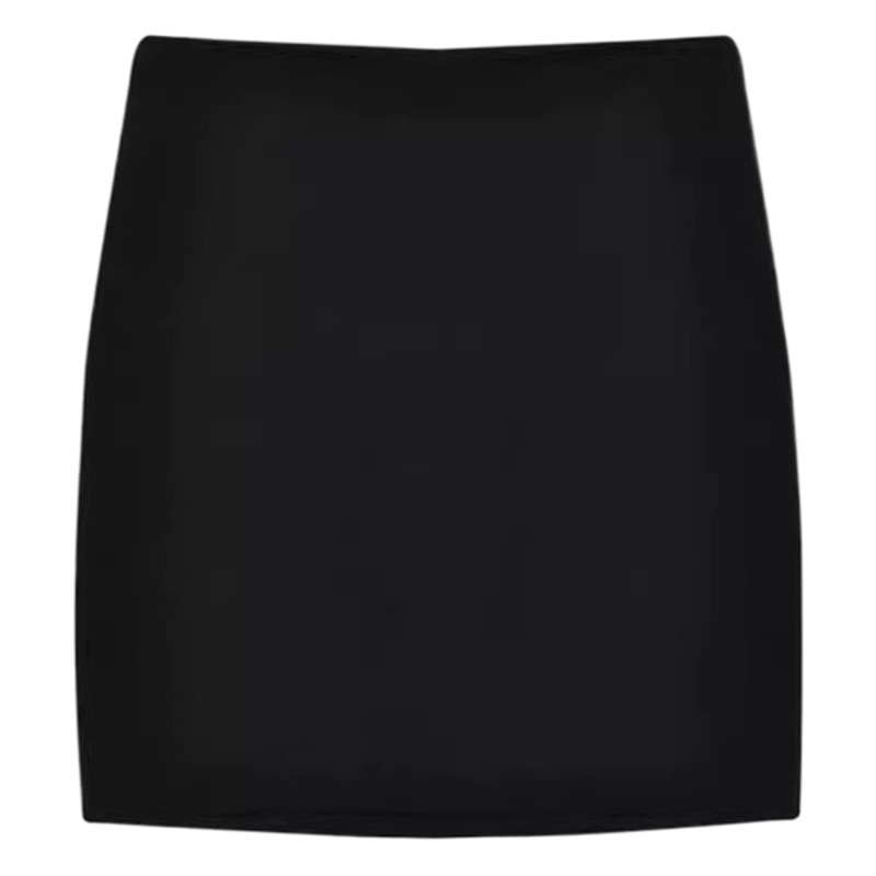Solid Color Hip Skirt Women's 2024 Spring Slim Tight Skirt A- shaped Slim-fit Sexy Hot Girl High Waist Half-length Skirt