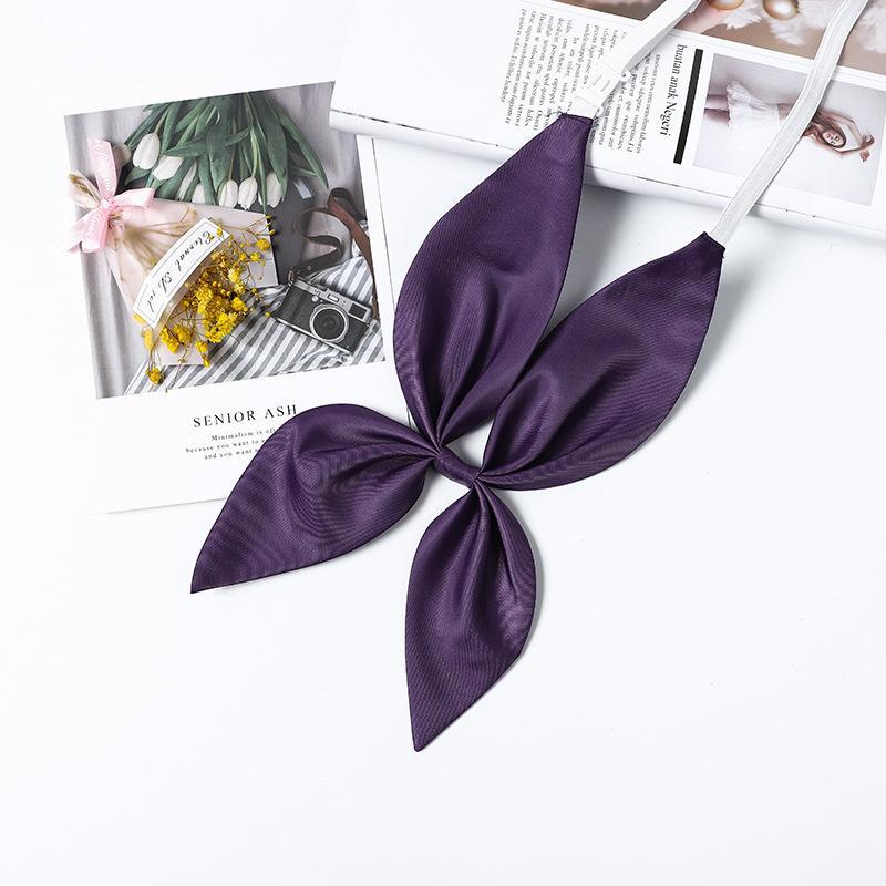 Picture of Goldfish Knot Jk Bow Tie Imitation Triangle Towel Free Slayer Suit Scarf Japanese Bow Uniform Collar wine red