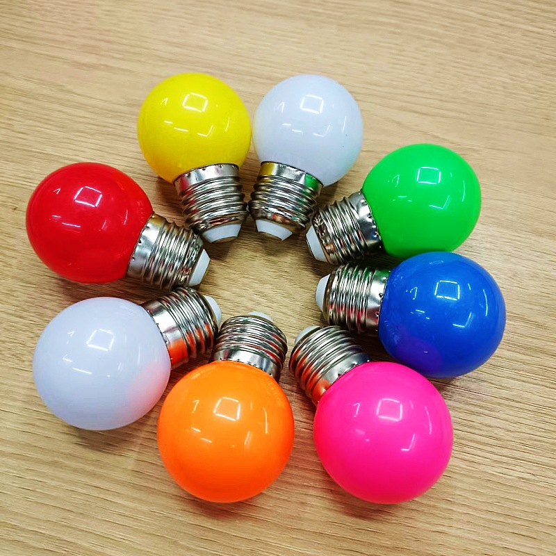 Factory wholesale led bulb atmosphere small color bulb decorative light source color bulb e27 bulb b22 bulb energy saving