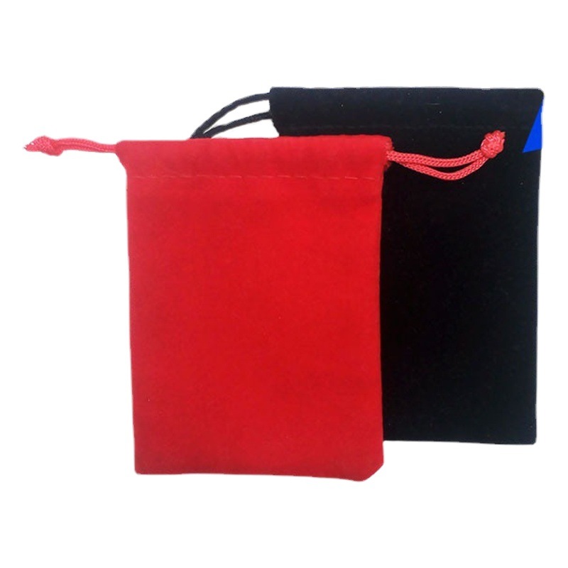 Jewelry Bag, Comb Bag, Pouch, Mirror Gift Bag, Velvet Storage Bag 12*18 Velvet Drawstring Bag