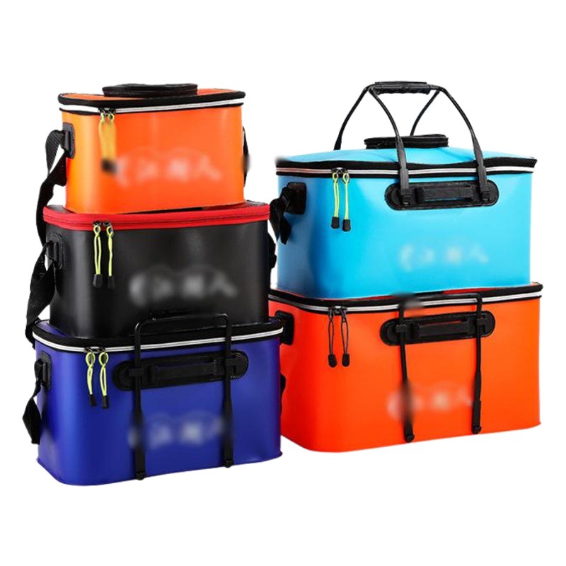 Manufacturer Wholesale Eva Bucket Eva Live Fish Box Foldableing Fishing Bucket Fish Protection Bucket Live Fish Bucket Fishing Gear