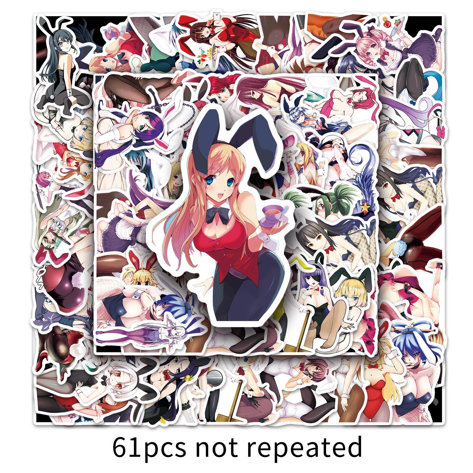 Picture of 61 bunny sexy graffiti stickers refrigerator car trunk bicycle mobile phone waterproof cartoon stickers